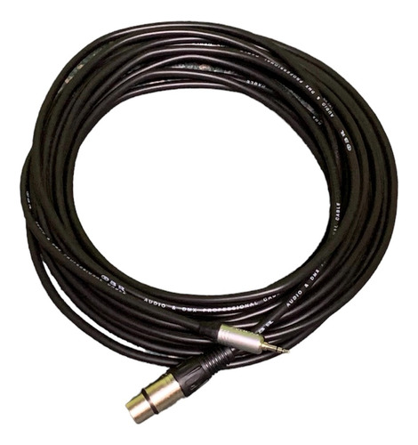 Cable Audio Canon Xlr Hembra A Miniplug Stereo 6 Mts Pro