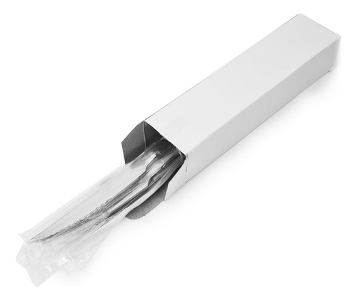 Set X 6 Cuchillo Carne Asado Otten Ambar Acero Inoxidable Color Plateado
