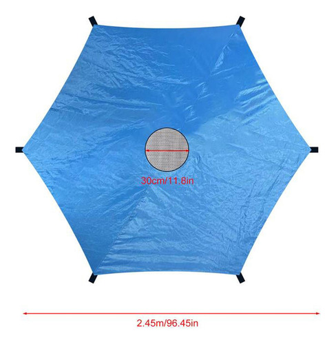 Nuevo Cubierta De Sombra Para Trampolín, 2,32 Metros, Toldo