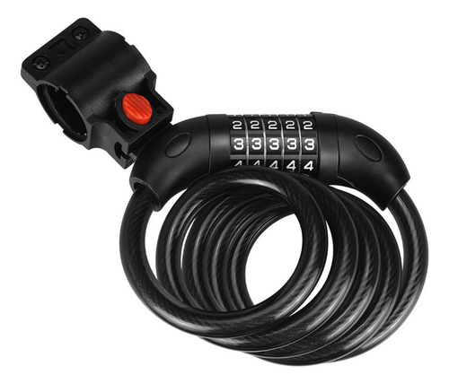 Elasticity Lock De Seguridad Para Bicicleta Y Motocicleta, A