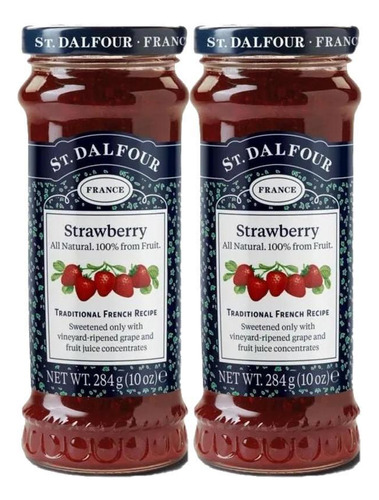 2x Geleia De Morango St Dalfour 284g