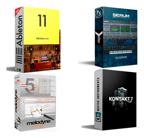 Ableton 11 Suite + Kontakt 7 + Melodyne 5 + Serum | Win Mac