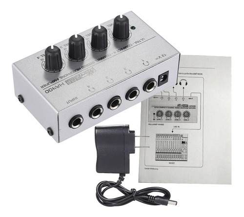 Mini Amplificador De Auriculares Estéreo De Audio Ha400