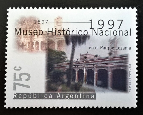 Argentina, Sello Gj 2820 Museo Históric Nac 1997 Mint L13582