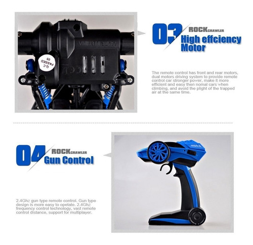 Cheerwing 1:18 Rock Crawler 2.4ghz Control Remoto De Coches