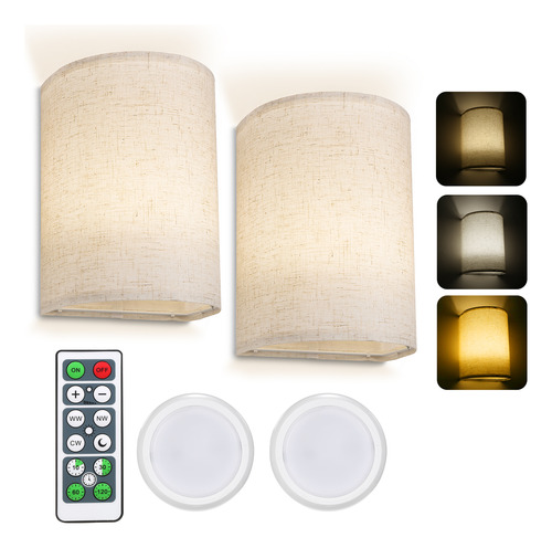 Set De Lámparas De Pared Neoglint Con 3 Paquetes Living Cont