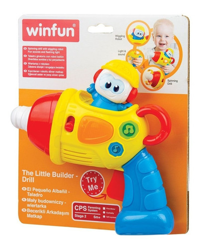 Taladro De Juguete Con Luz Y Sonido Para Bebé Winfun