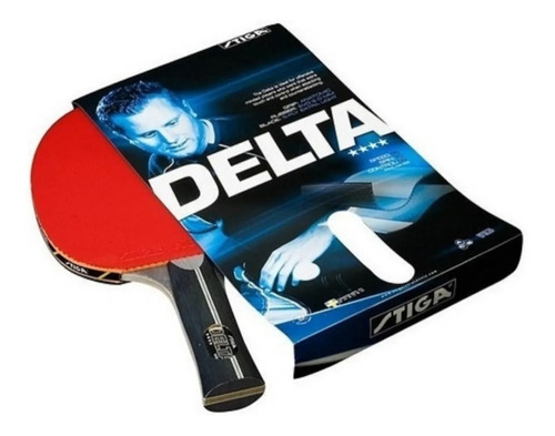 Imagen 1 de 5 de Paleta Ping Pong Stiga Delta Wrb 4 Estrellas Tenis De Mesa