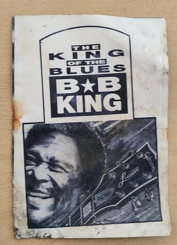 Folleto Programa Original Bb King 1993