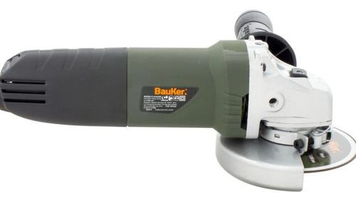Esmeril Angular Bauker Con Maleta 4,5 820w + 20 Discos