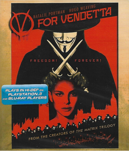 V For Vendetta (1 Blu- Ray Importado)