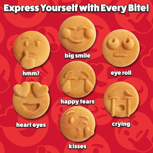 Mini Máquina De Hacer Gofres Con Emojis Para Un Desayuno Es