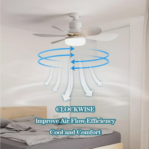 Ventilador De Enchufe De 20,5 Pulgadas Con Control Remoto, V
