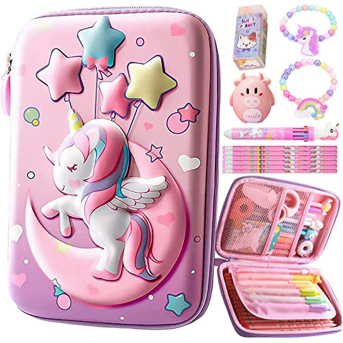 Estuche Para Lápices Jyplkcmt Con Forma De Unicornio Para Ni