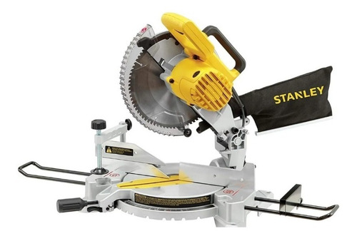 Imagen 1 de 9 de Sierra Ingletadora Stanley Sm16 254mm 1650w