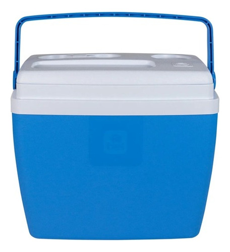 Cooler Reforçado 12l Porta Copos Pesca Praia Piscina Rio Cor Azul