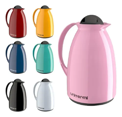 Garrafa Térmica Uniterm Florença 650ml Chá Café Leite Cor Garrafa Termica Rosa