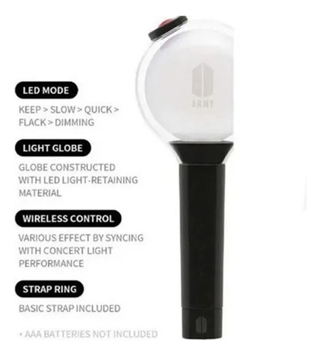 W Aplicativo Bluetooth Original Oficial Do Bts Army Bomb V3