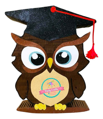 Piñatas De Graduación 80 Cm De Alto Varios Modelos A Elegir Negro Grande