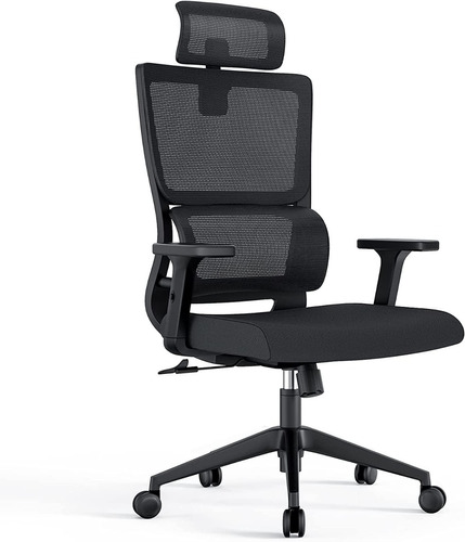 Silla De Oficina Ergonomica Con Soporte Lumbar Mejorado Y Re