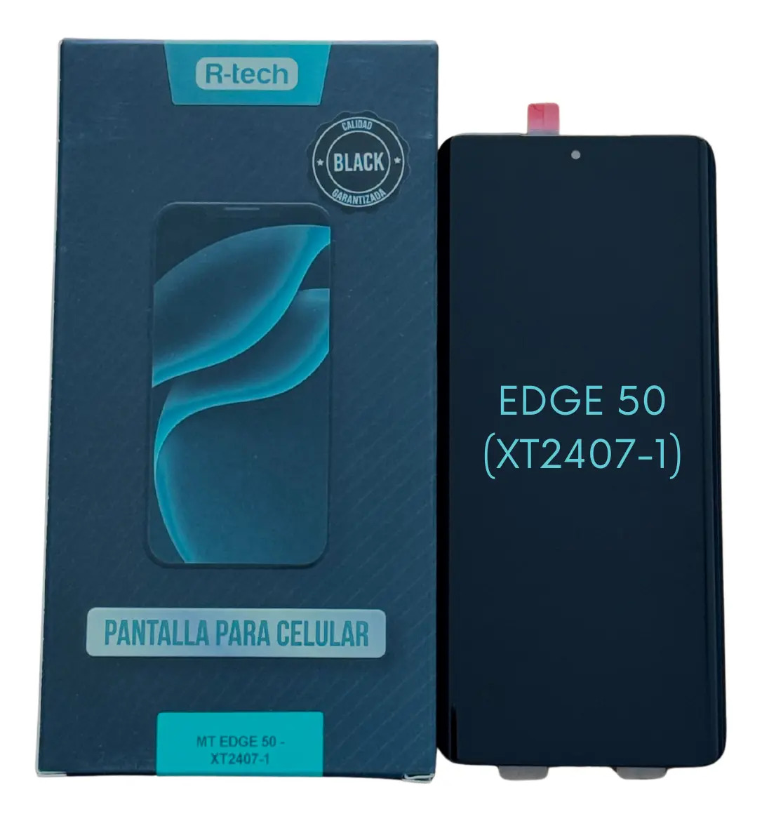 Modulo Pantalla Motorola Moto Edge 50 Calidad Black R-tech Negro