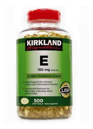 Vitamina E, De Kirkland, 400iu - Unidad a $98400