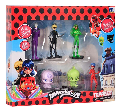 P.m.i. Figuras Coleccionables Miraculous Ladybug | 8 Figura.