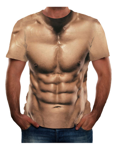 Tops En Forma De W Para Hombre, Musculoso, Estampado De Homb