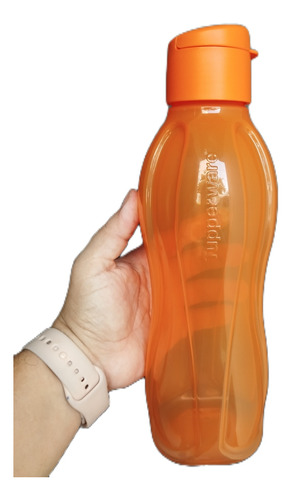 Tupperware Botella Termo Eco Twist 1 Litro Naranja