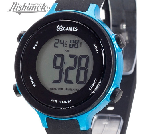 Relógio X-games Masculino Digital Xkppd080 Azul Pequeno