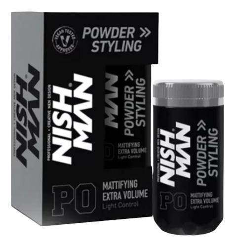 Polvo Texturizador Nish Man P0 - Powder Styling P0 20 G 