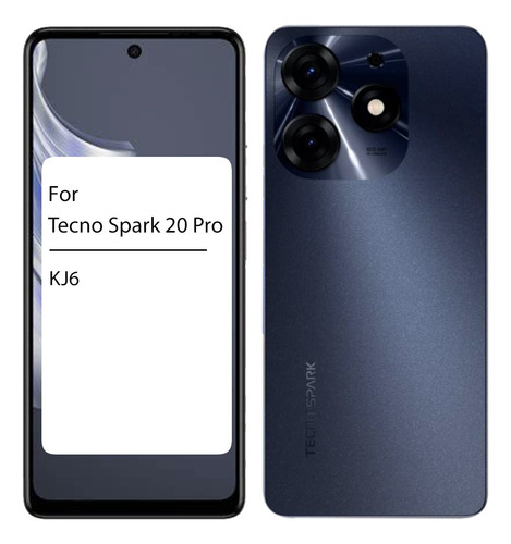Pantalla Display Para Tecno Spark 20 Pro Kj6 Original+marco