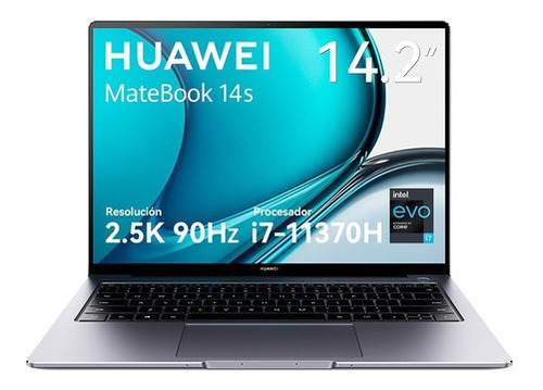 Notebook Huawei Matebook 14s Intel Core I7 16gb + 1tb Color Gris