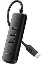 Comprar Usb C Hub 4 En 1 Usb C A Usb Adaptador Thunderbolt 3 Ugreen