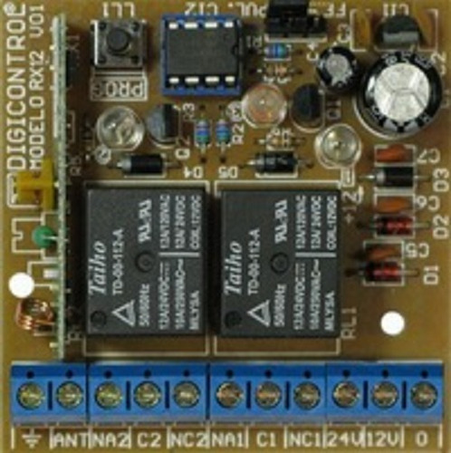 Receptor Modelo Rx12 O Rx24 Digicontrol 1 Canal 307 O 418mhz