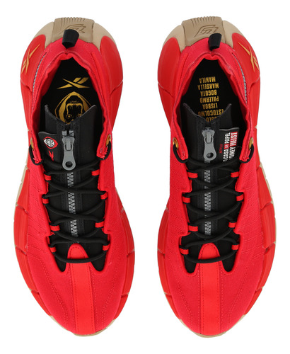 Imagen 4 de 6 de Zapatillas Reebok Zig Kinetica Ii En Rojo | Dexter