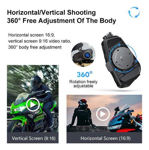 Q28 Intercomunicación Para Casco De Moto Bluetooth Cámara