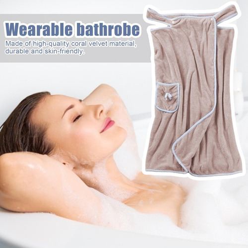 Toalla De Baño Toalla Para Mujer Envoltura De Toalla Portáti