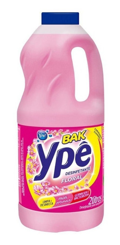 Desinfectante Para Pisos Baño Cocina Bak Floral Ype 2 Litros
