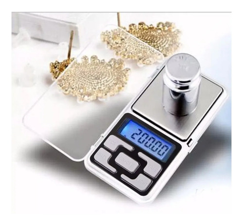 Imagen 3 de 7 de Balanza Digital De Precision 500g Luz Portable