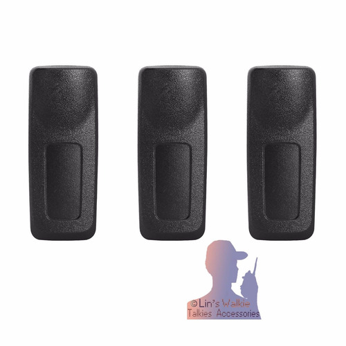 3pcs 3  Belt Clip Para Motorola Apx4000 Xpr3300 Xpr6300 Xpr6