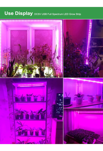 Usb 5v Led Touch Control Luz De Crecimiento For Plantas