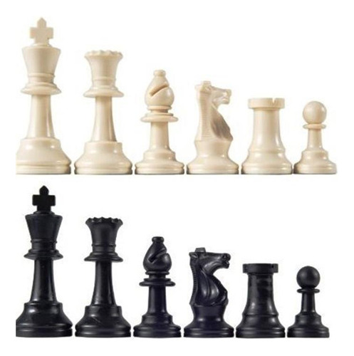 Staunton Tournament Chess Pieces, Triple Ponderado Con 3.75