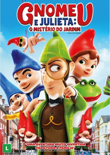 Dvd: Gnomeu E Julieta O Mistério Do Jardim Original Lacrado