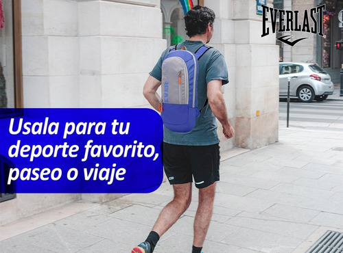 Imagen 8 de 10 de Mochila Everlast Running Con Salida Hidratacion Acolchada