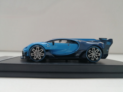 Mj Model Bugatti Vision Grand Turismo Escala 1:64 Azul Claro (Usado)