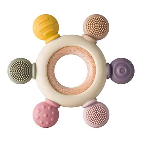 Baby Teething Toys Silicone Teethers Bpa Free Silicone ...