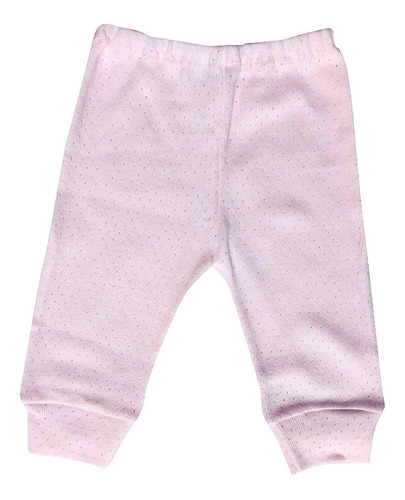 Pantaloncito C/puño Bebe Jersey Calado 100 % Algodon   