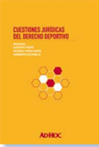 Cuestiones Jurídicas Del Derecho Deportivo - Fonte, Frega N.