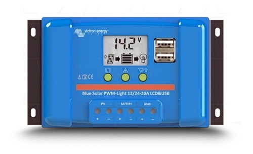 Regulador De Carga Victron Blue Solar Pwm 12-24v 20a